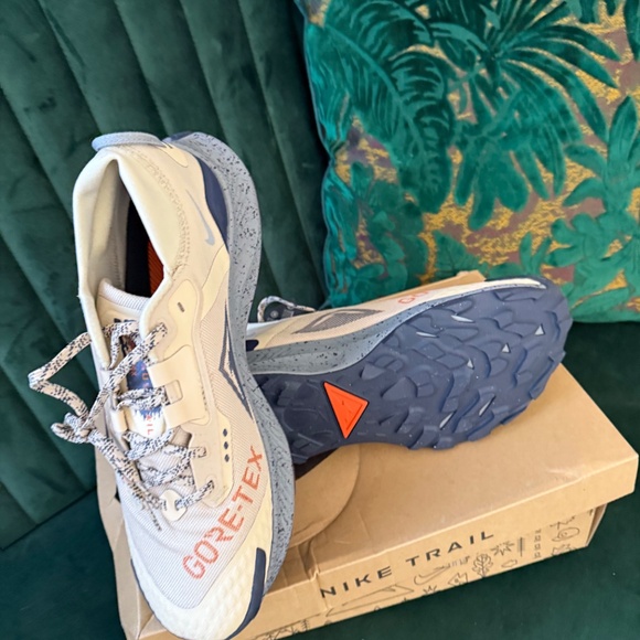 Nike Other - NEW NIKE RUNNING SHOE PEGASUS TRAIL 3 GORE-TEX RATTAN/ORANGE/THUNDER BLUE